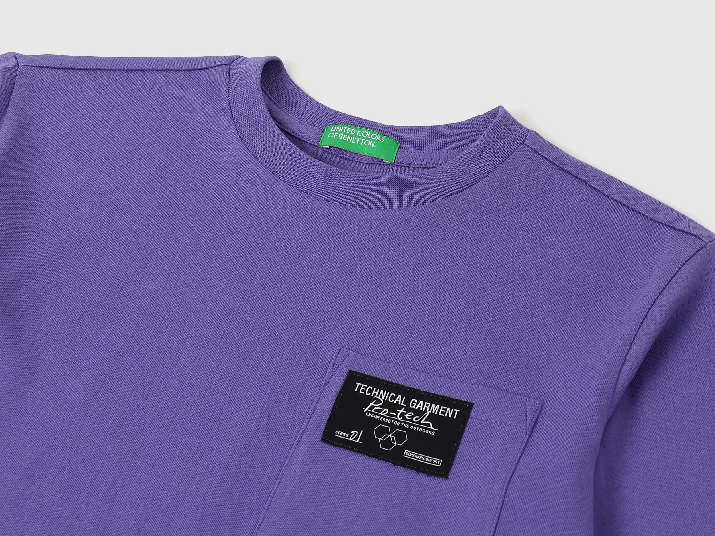 Boys Purple Cotton Relaxed Fit Graphic T Shirt