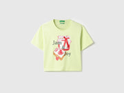 Girls Cotton Jam & Joy Cropped T-Shirt