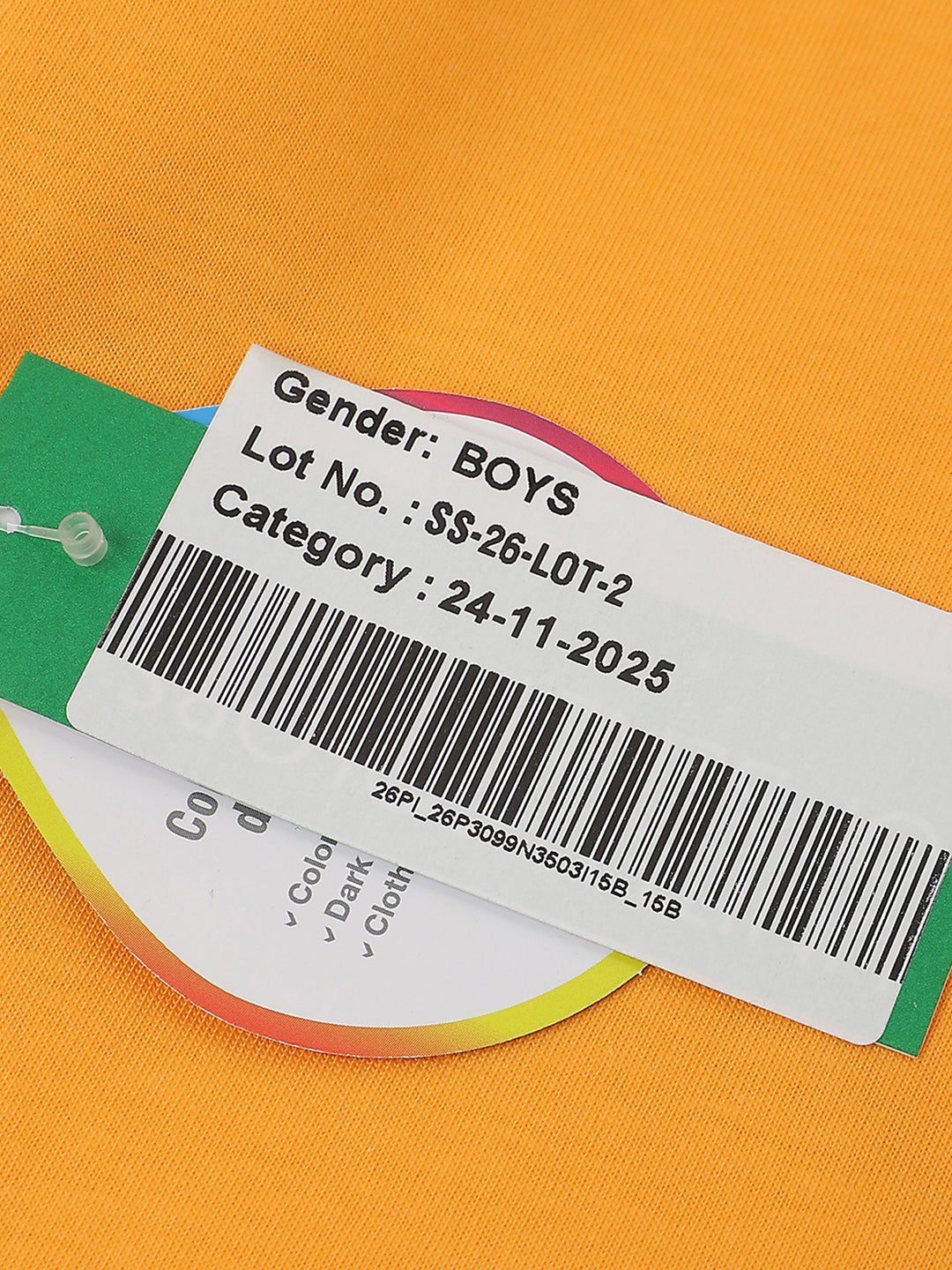 Boys Bright Orange Cotton Relaxed Fit Life’s Better With Music T-Shirt