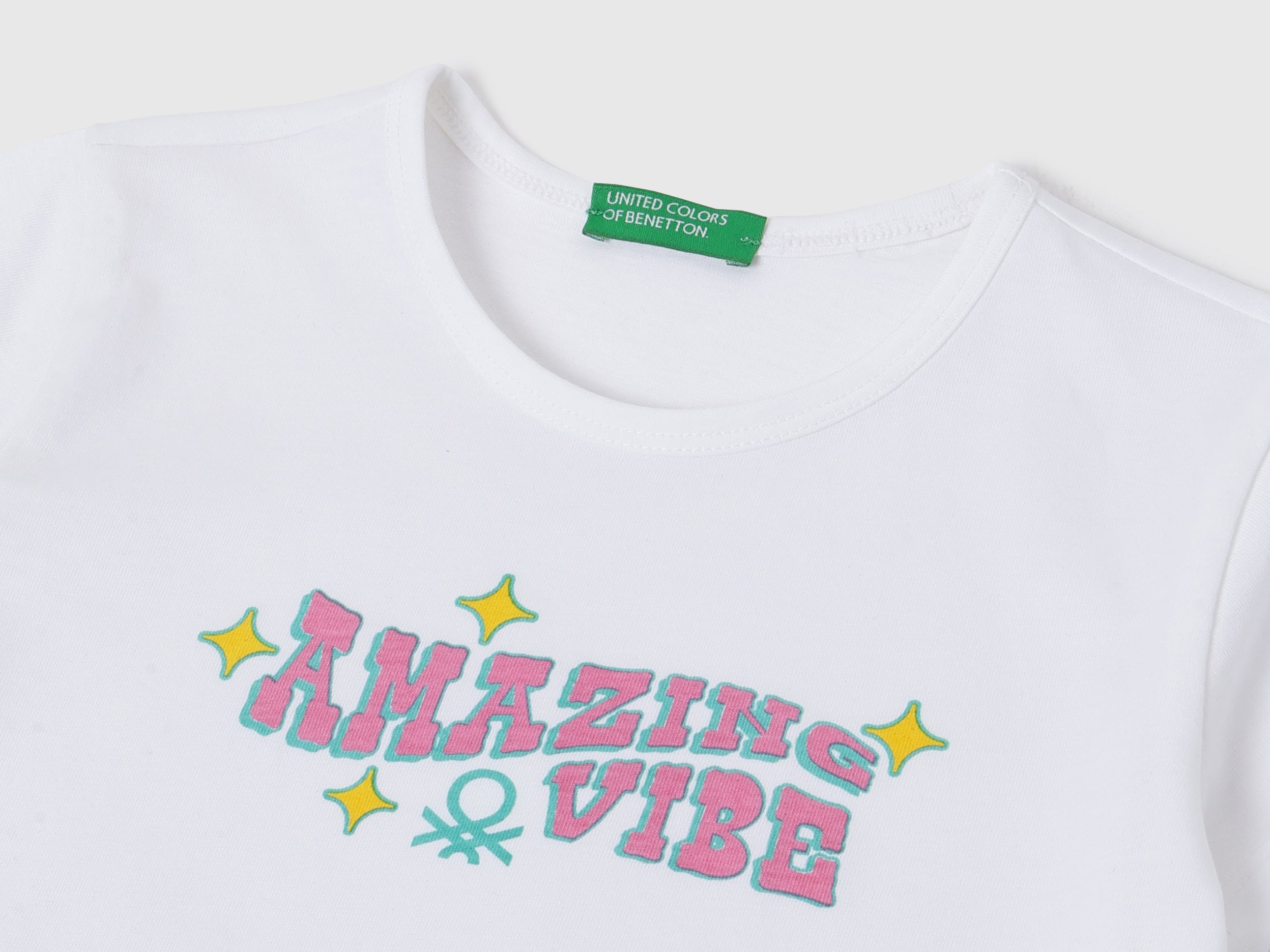 Girls Cotton Poly Round Neck Printed Casual T-Shirt