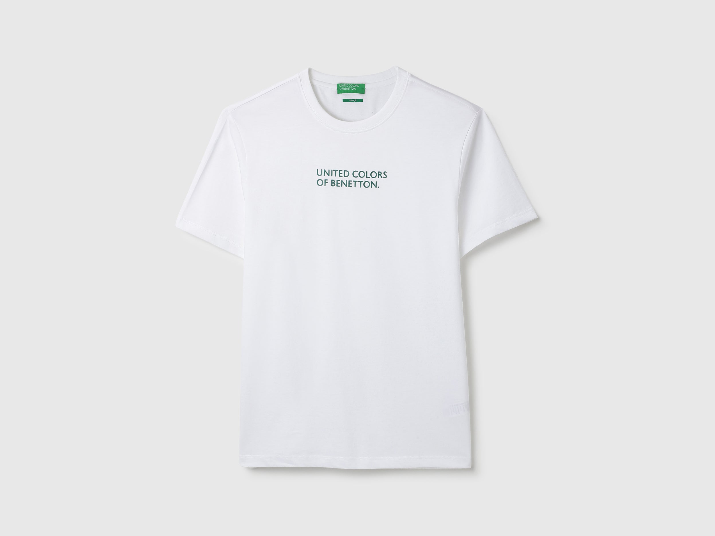 Boys White Solid Cotton Relaxed Fit Game Over Back Print T-Shirt