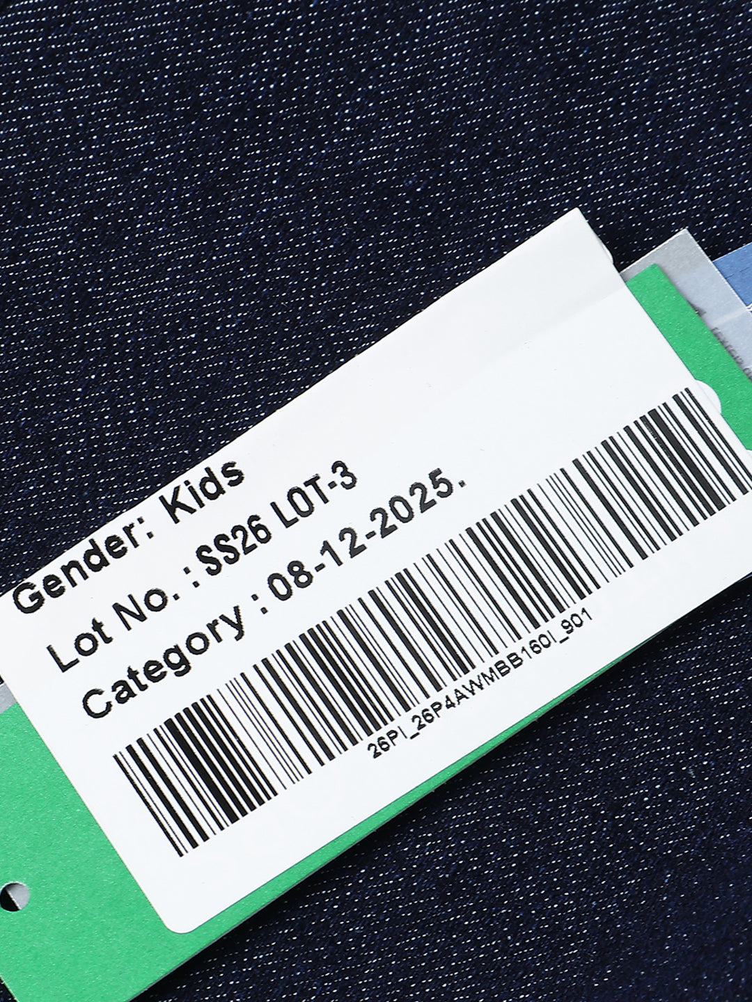 Boys Dark Rinse Straight Fit Denim Jeans