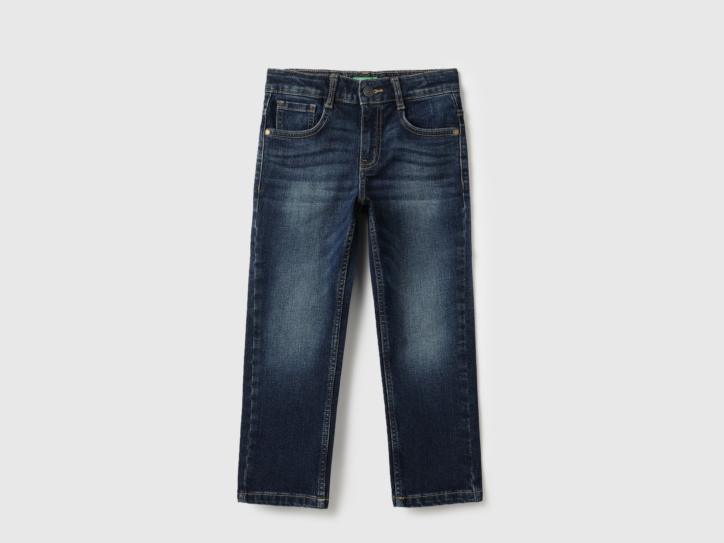 Boys Dark Wash Regular Fit UCB Embroidery Denim