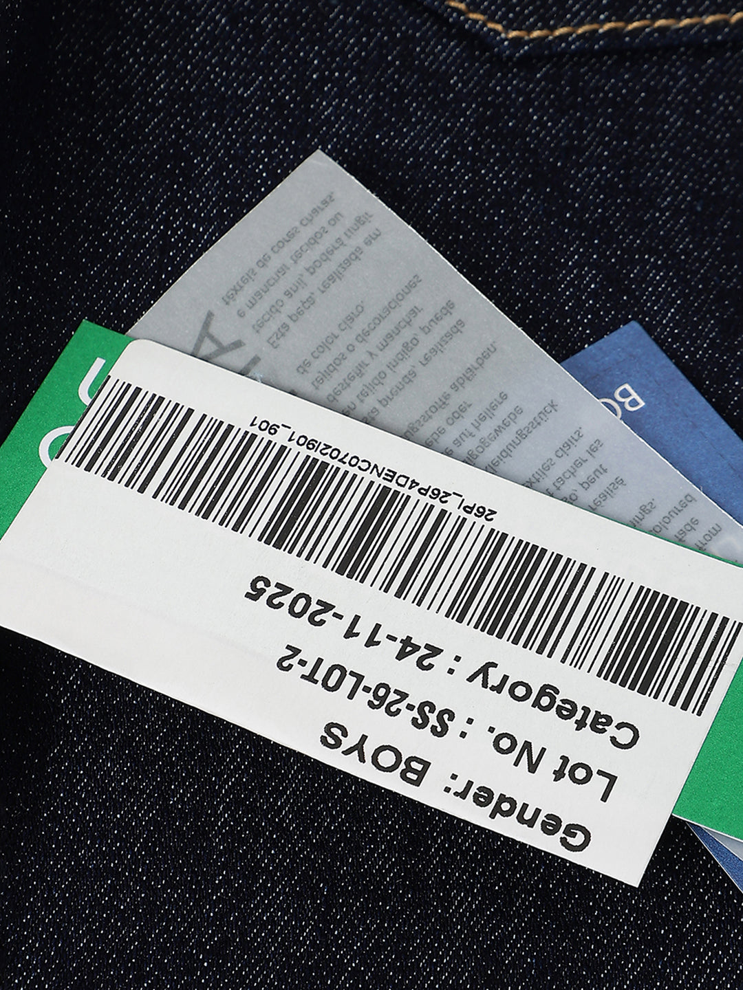 Boys Dark Rinse Slim Fit Denim Jeans with Stretch