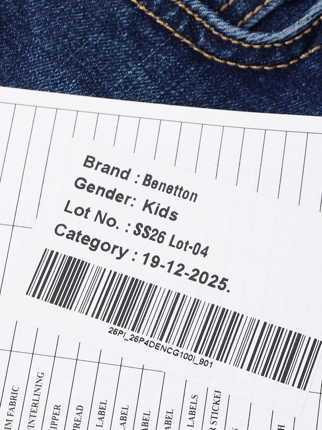 Girls Dark Wash Cotton Blend Bootcut Denim with Cherry Charm