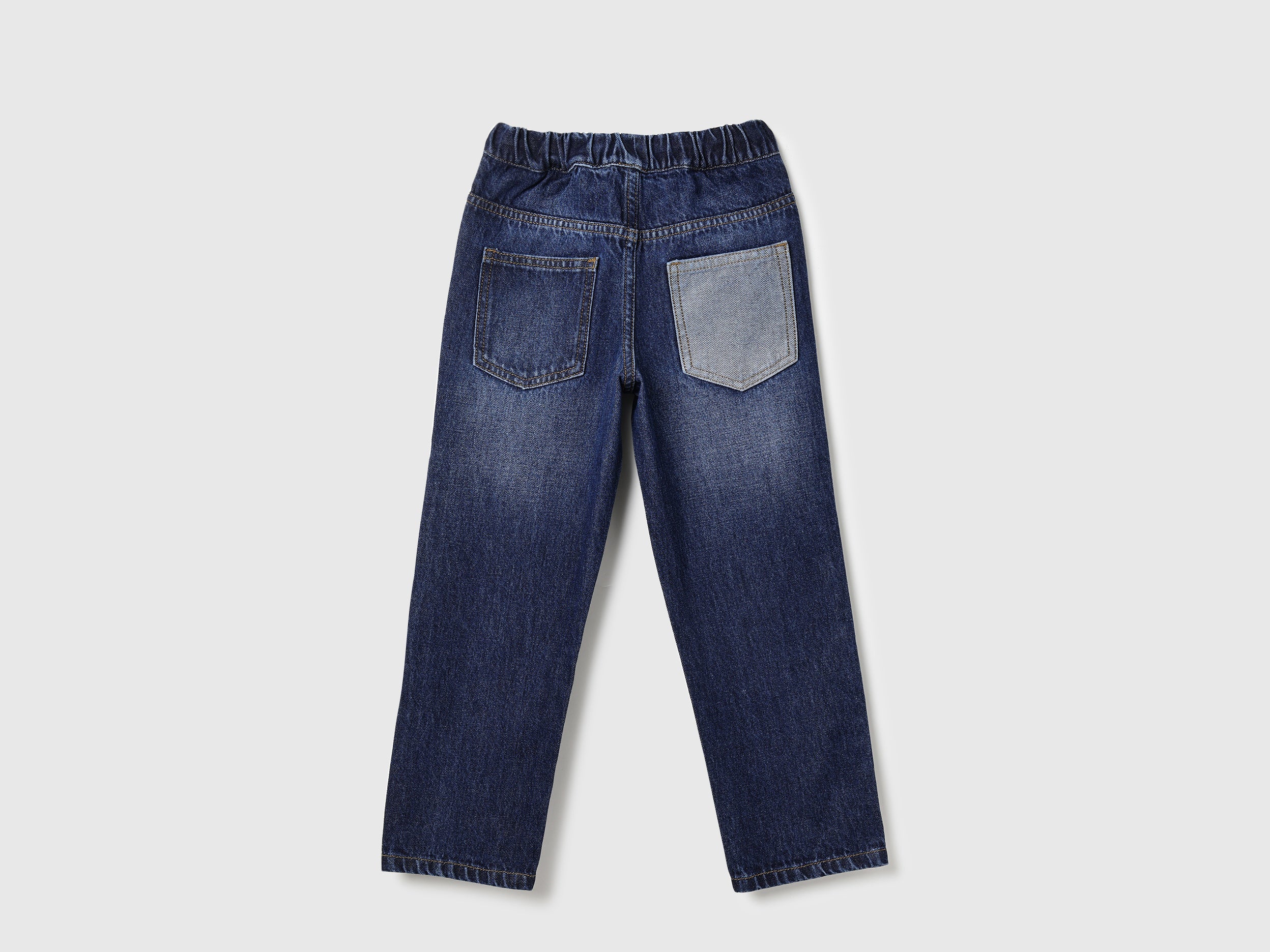 Boys Pure Cotton Mid Rise Regular Fit Jeans
