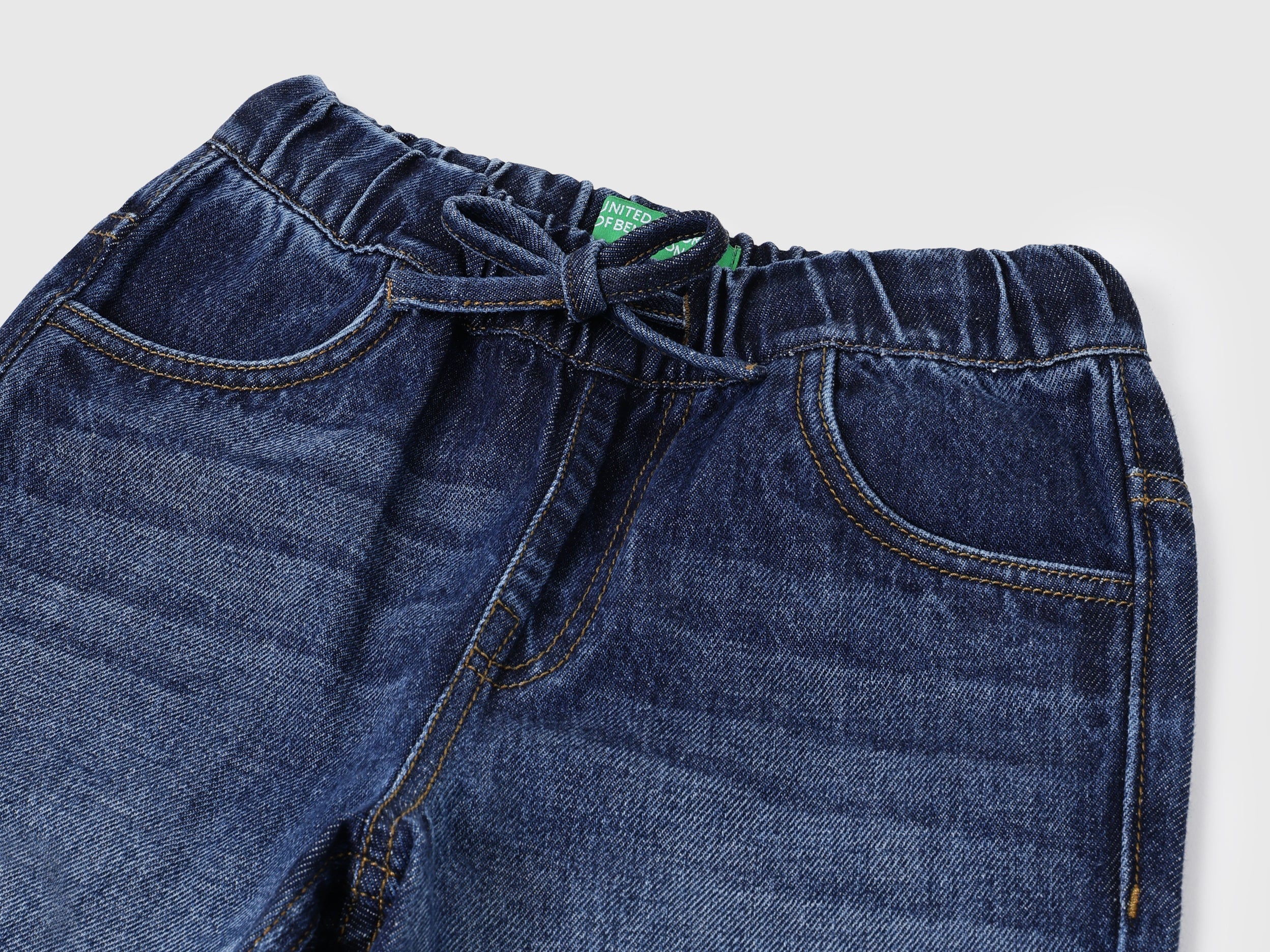 Boys Pure Cotton Mid Rise Regular Fit Jeans