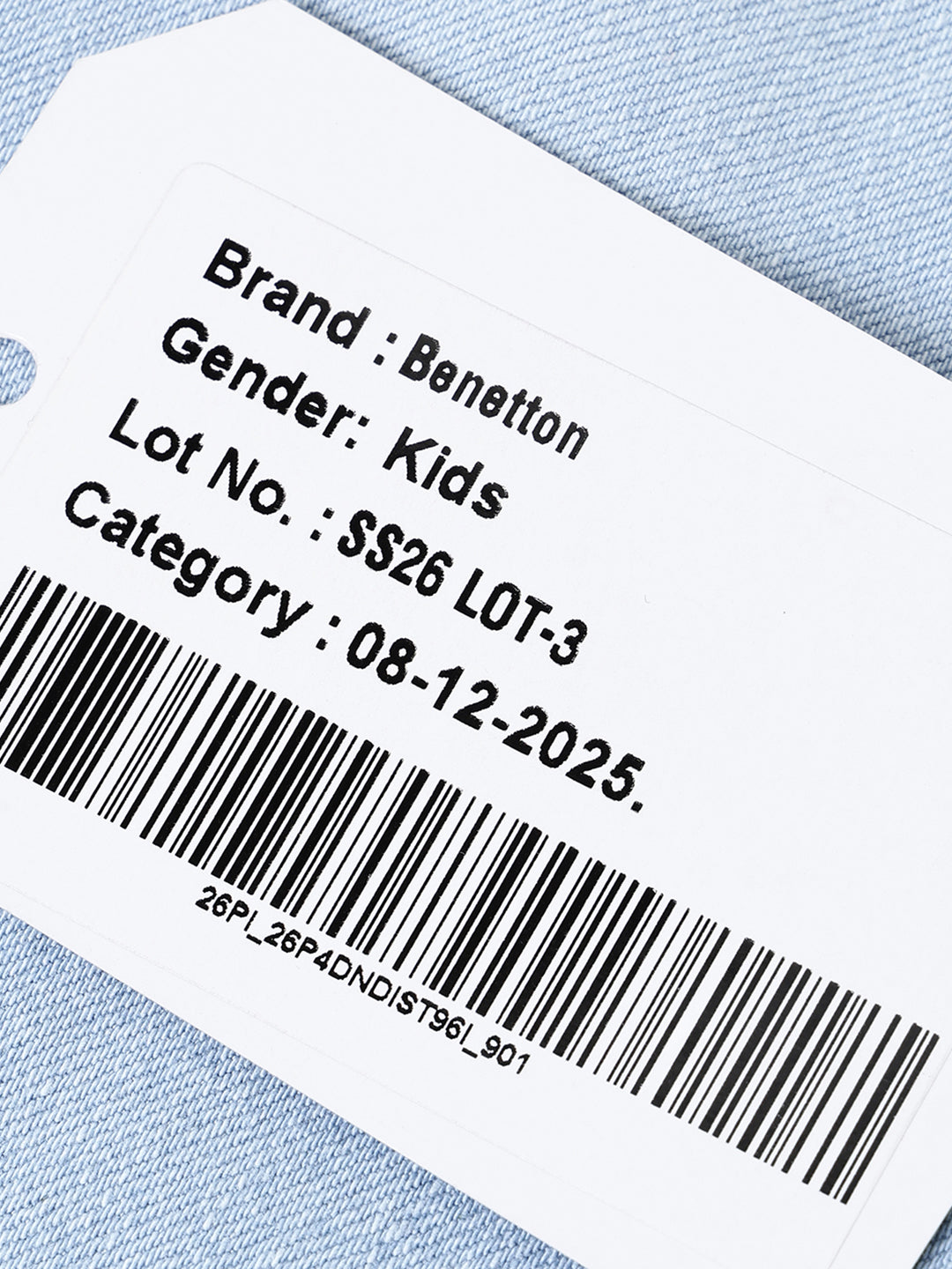 Boys Dark Blue Cotton Blend Double Pocket Cargo Denim