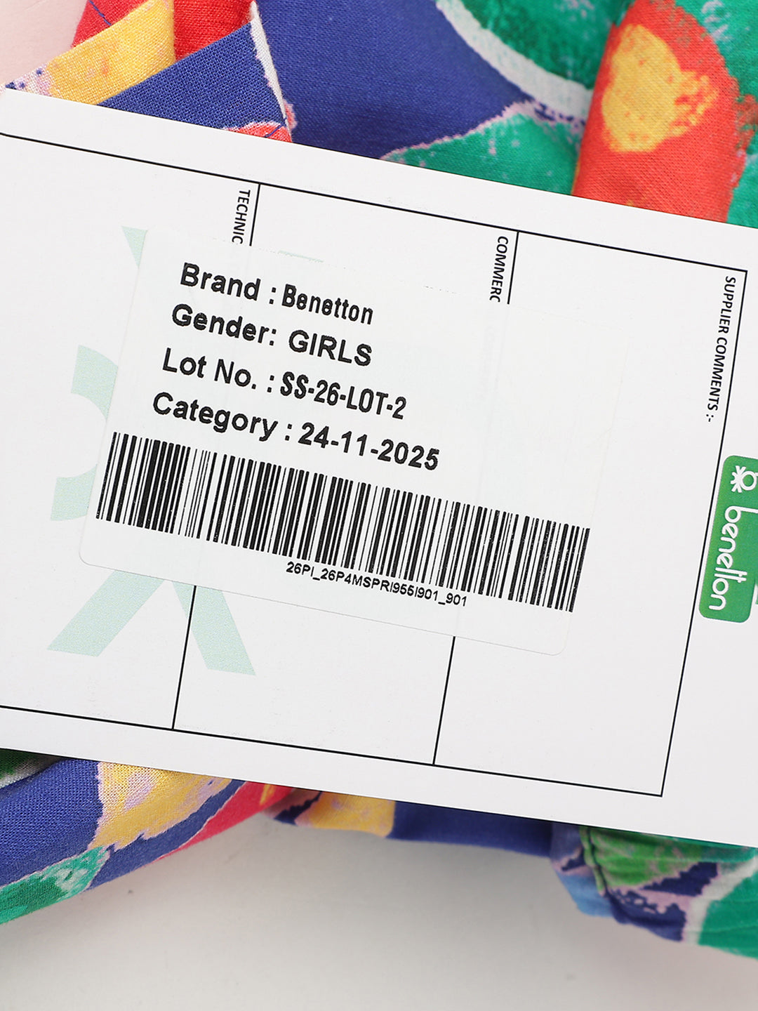 Girls Purple Floral Cotton Slub Shorts Regular Fit