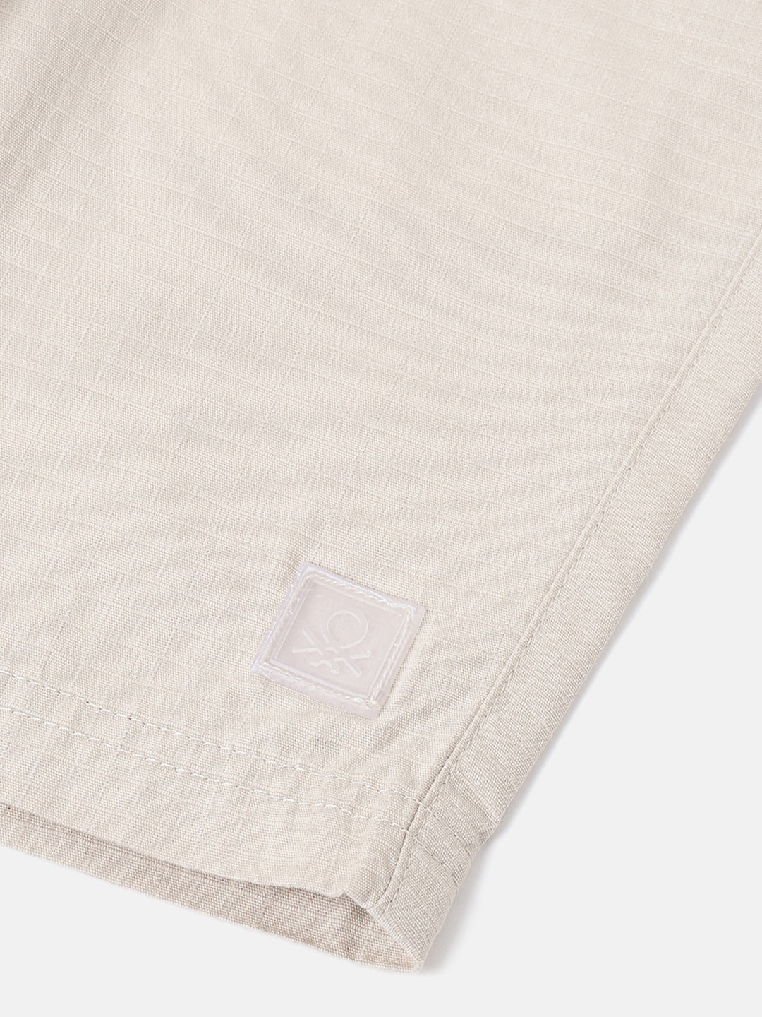 Boys Cotton Ripstop Shorts with Rib Waistband
