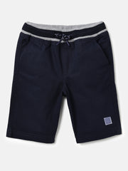 Boys Ripstop Cotton Bermuda Shorts with Stretch Waist