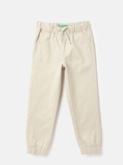 Boys Cotton Basic Jogger Trousers