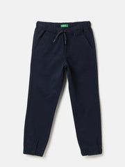 Boys Cotton Basic Jogger Trousers