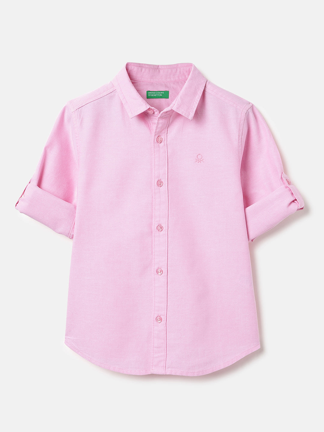 Boys Pink Oxford Cotton Shirt – Regular Fit