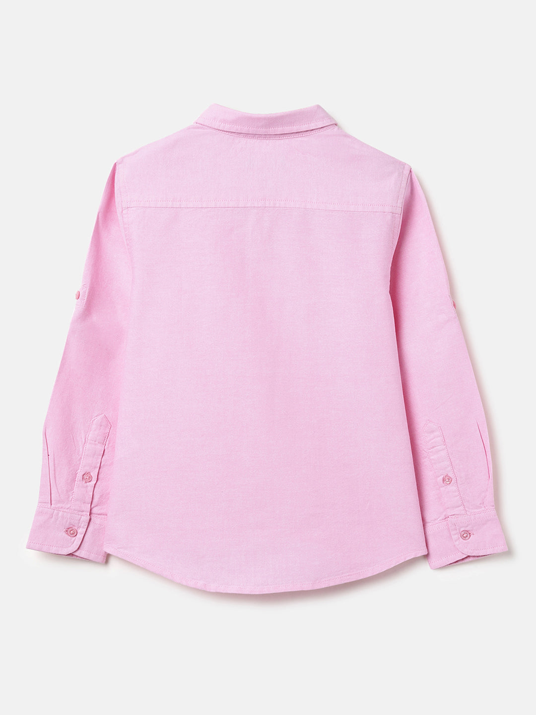Boys Pink Oxford Cotton Shirt – Regular Fit