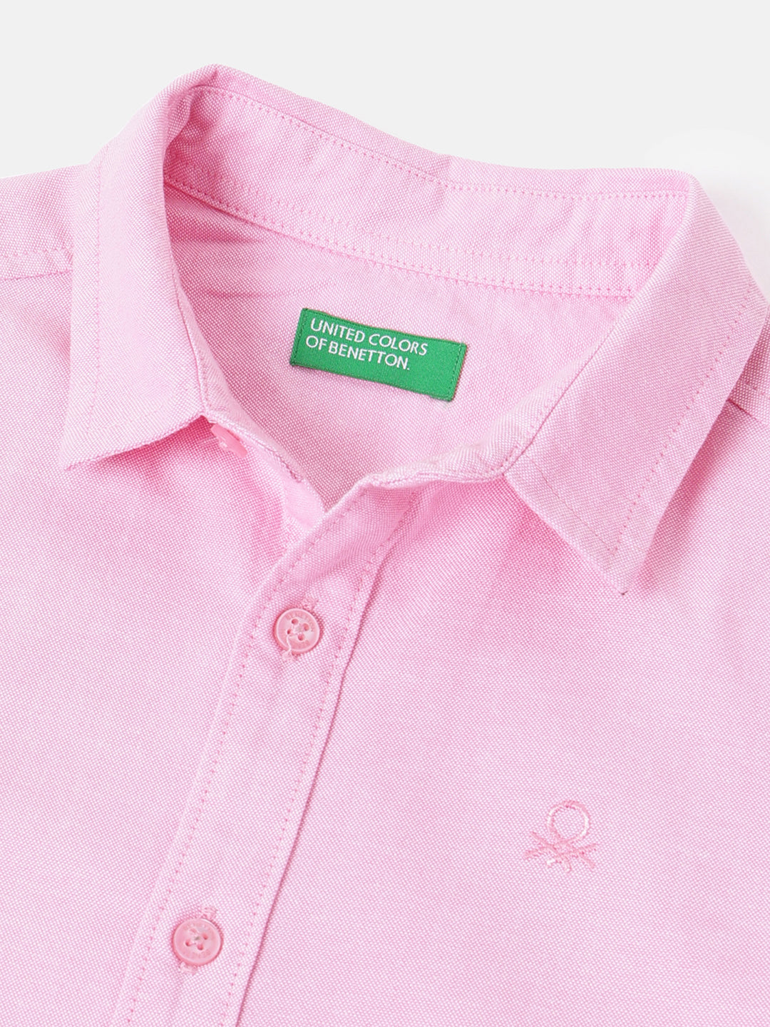 Boys Pink Oxford Cotton Shirt – Regular Fit
