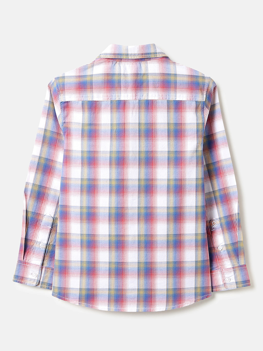 Boys Viscose Bright Stripe Resort Collar Shirt