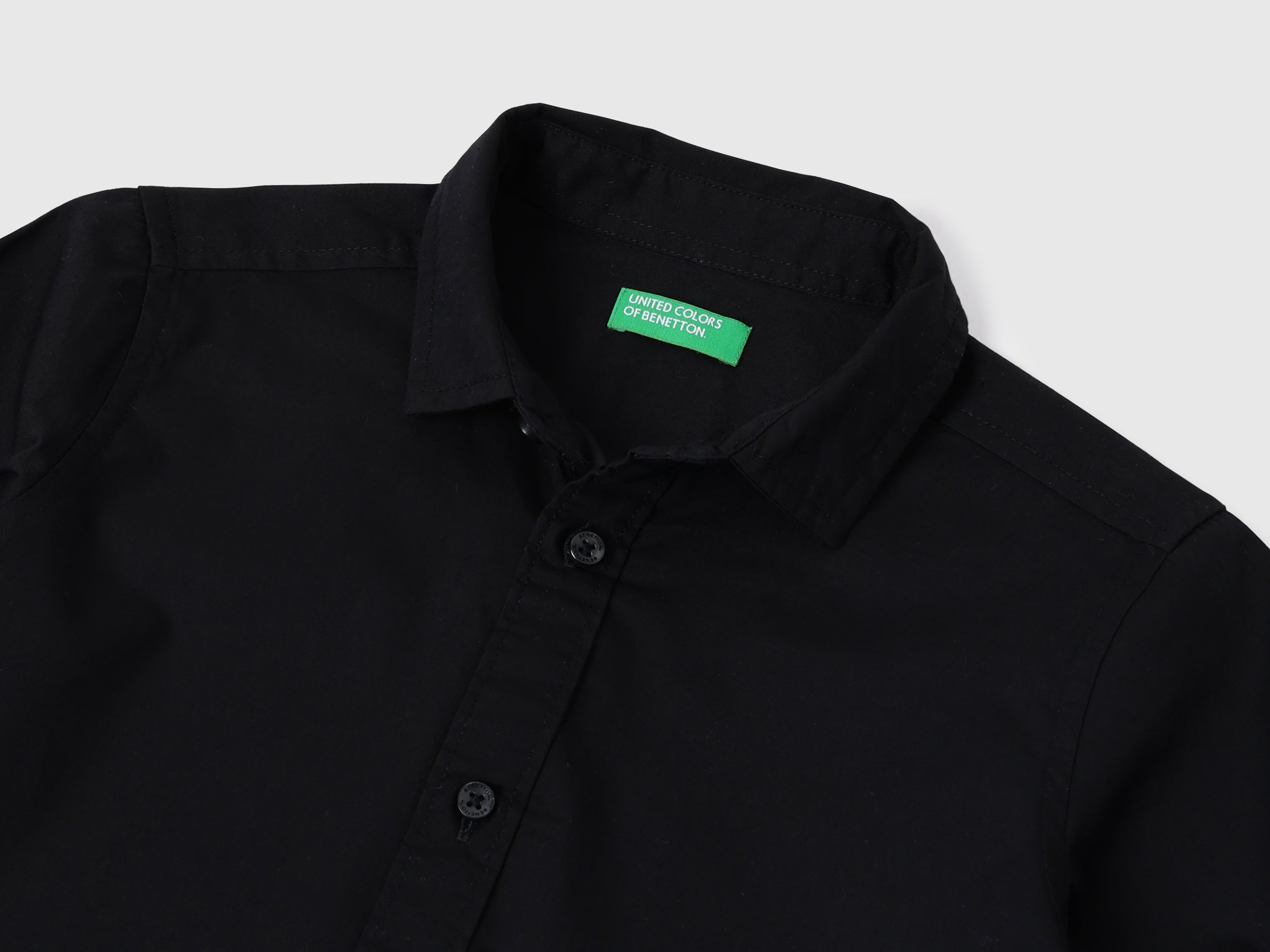 Boys Pure Cotton Solid Casual Shirt with Full Sleeves