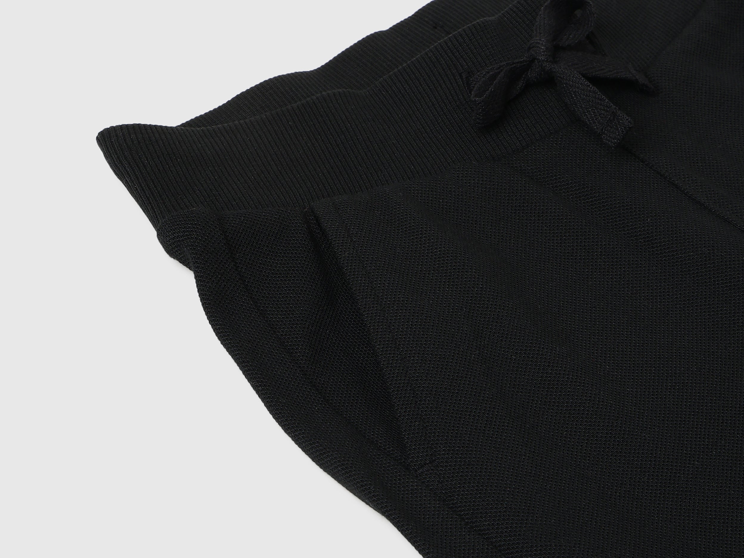 Boys Black Cotton Cargo Trackpants with Back Print