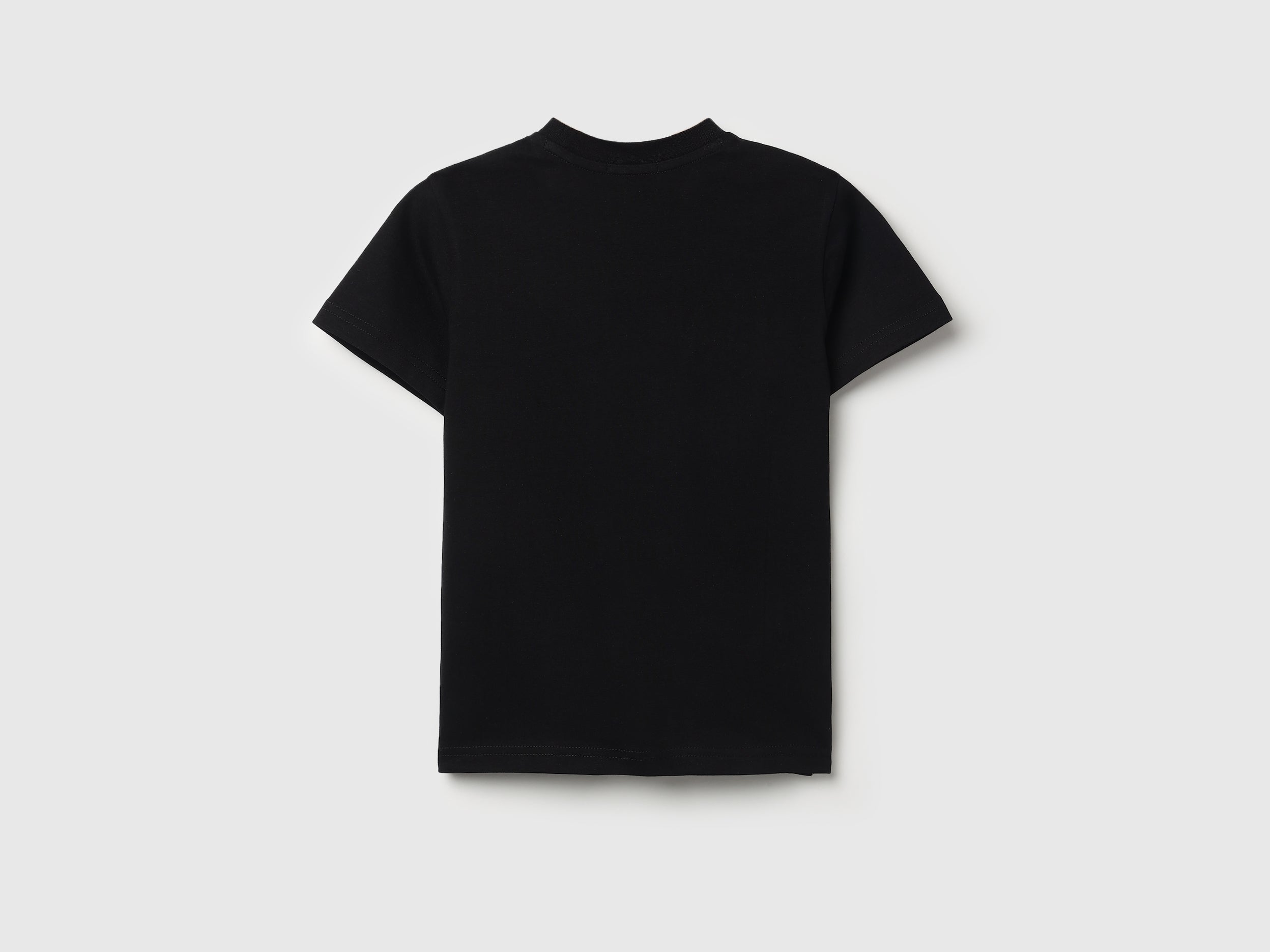 Boys Black Slam Dunk Graphic Cotton T-Shirt