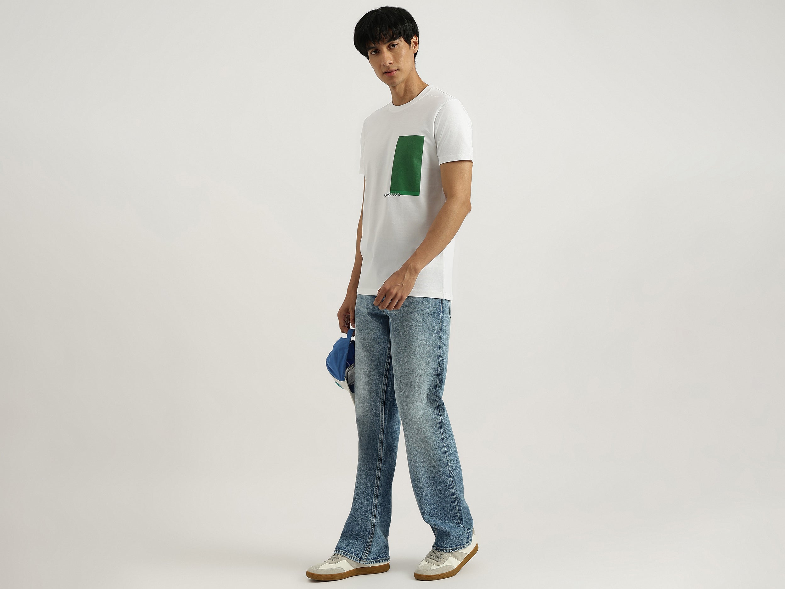 Boys White Cotton Terry Galaxy Print Regular Fit Shorts