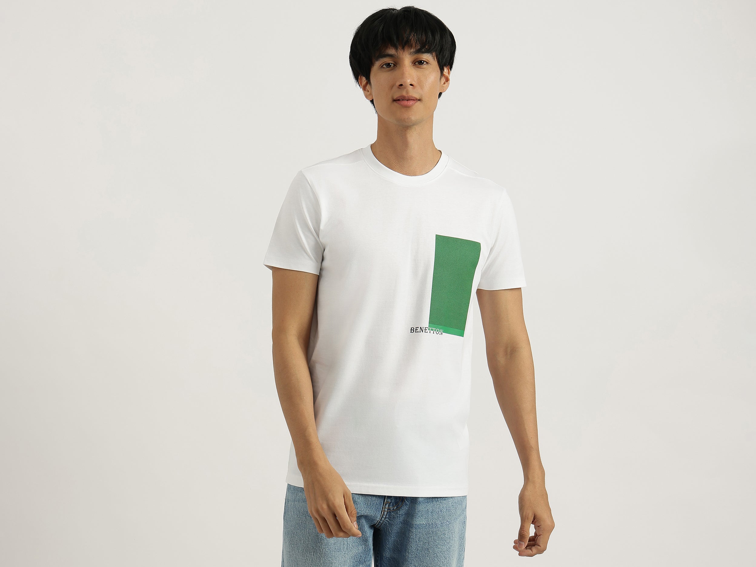 Boys White Cotton Terry Galaxy Print Regular Fit Shorts