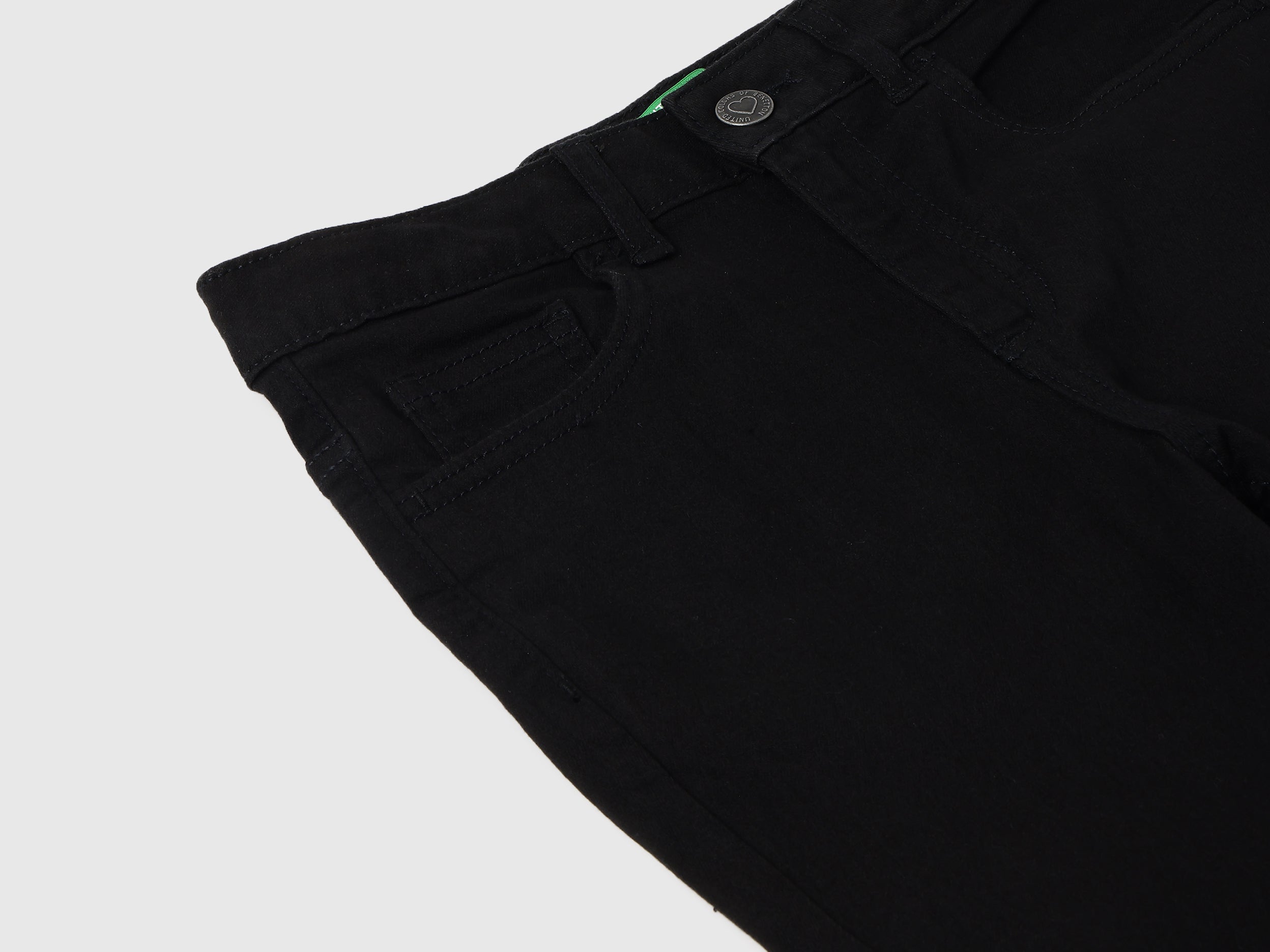 Girls Black Bootcut Denim Jeans – Cotton Blend