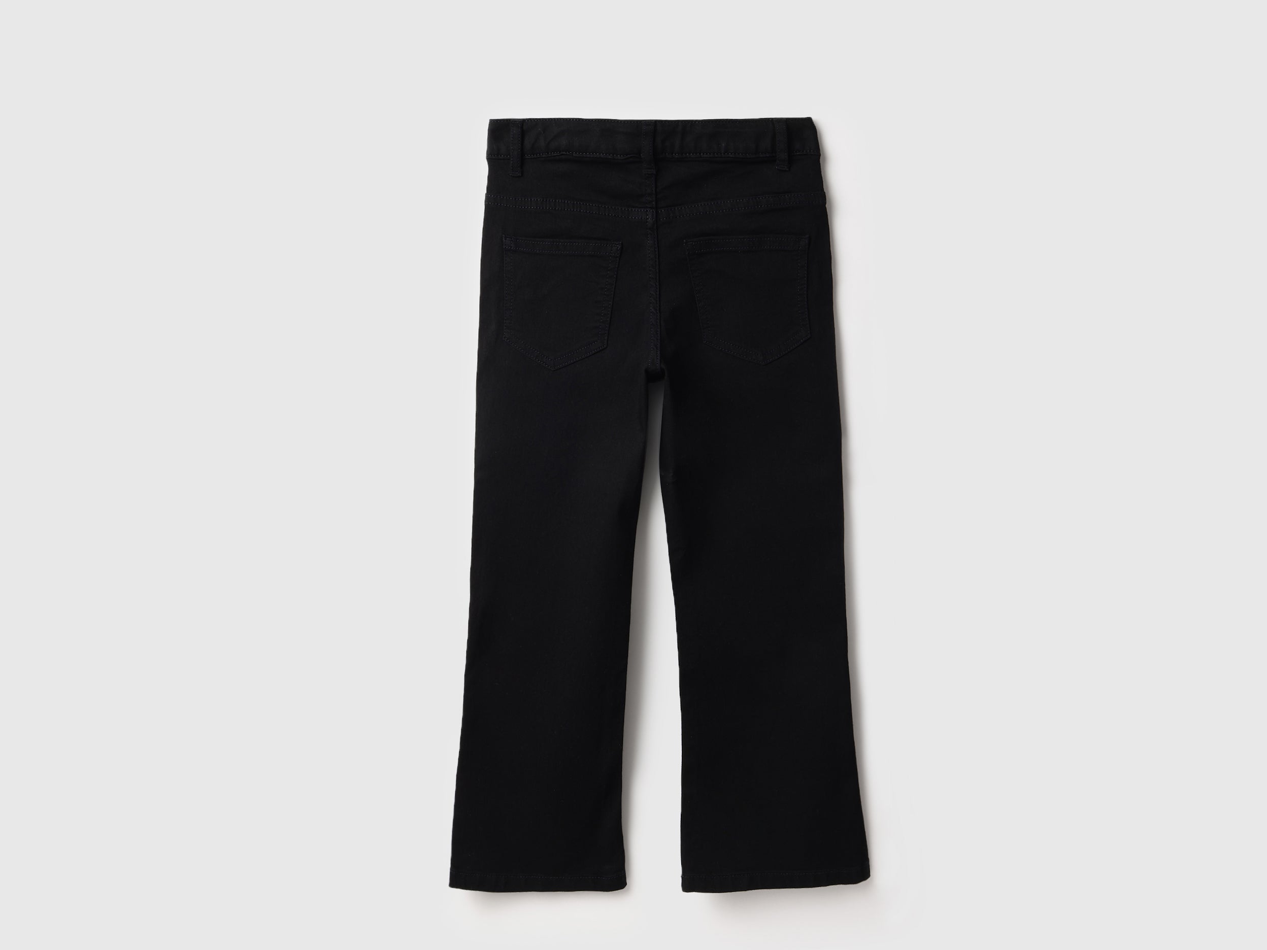 Girls Black Bootcut Denim Jeans – Cotton Blend
