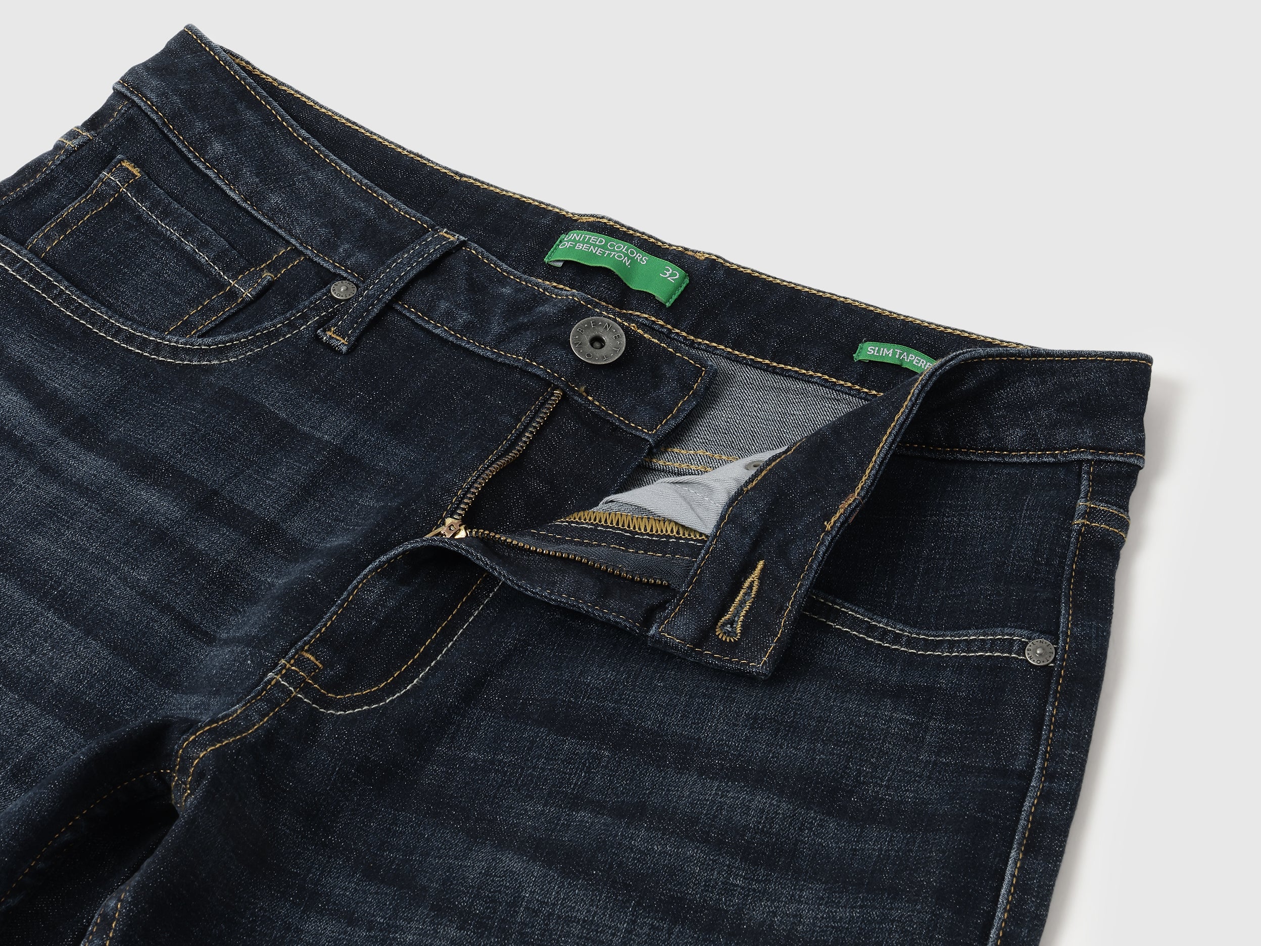 Boys Mid Wash Slouchy Fit Graffiti Denim