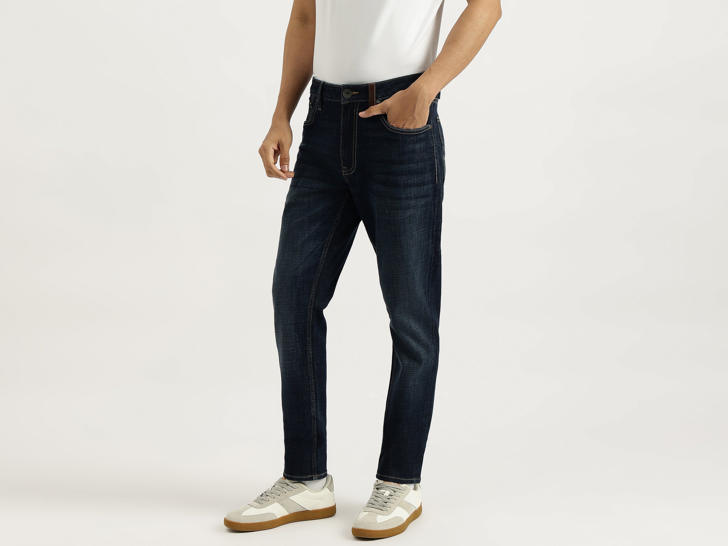 Boys Mid Wash Slouchy Fit Graffiti Denim