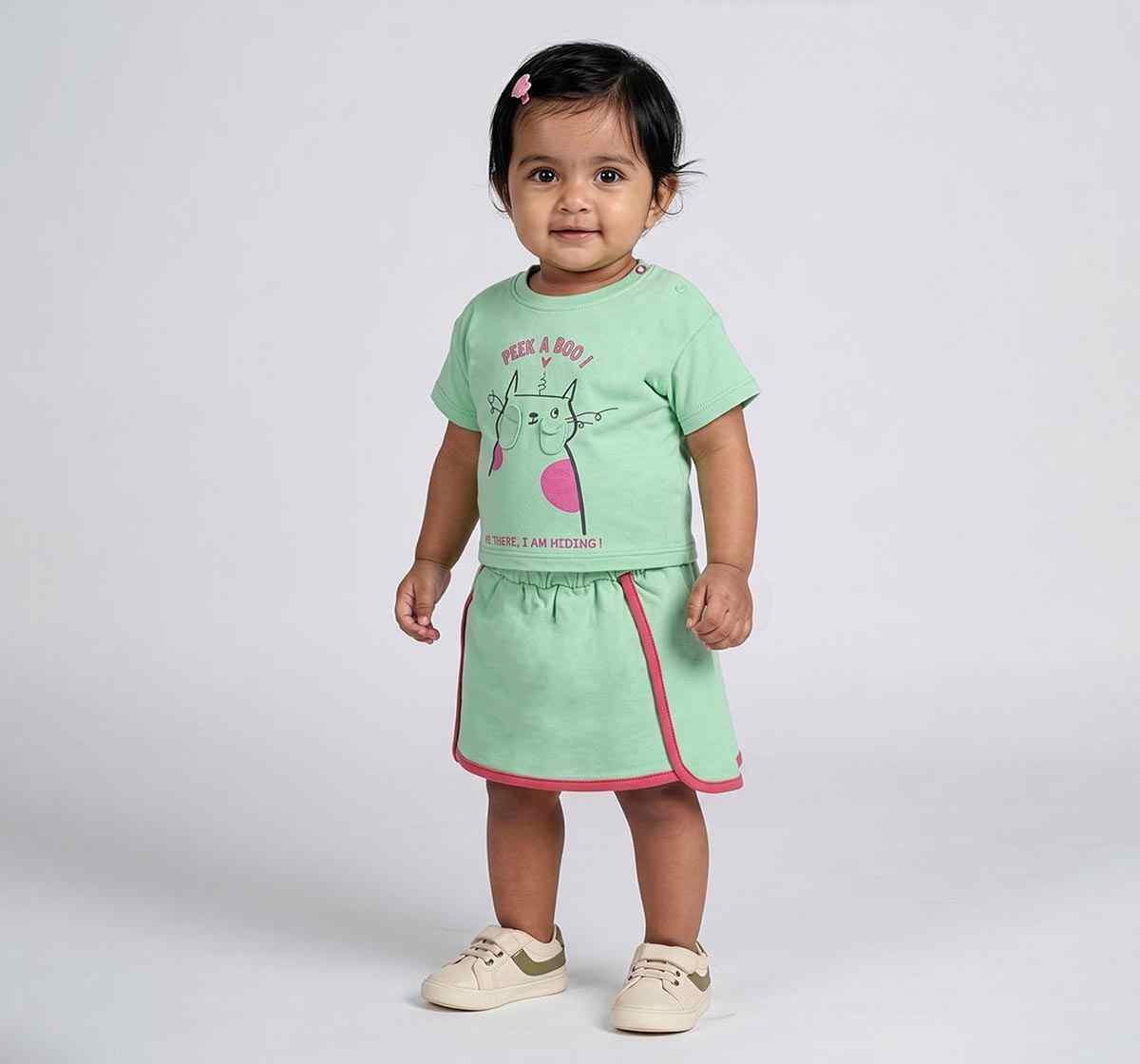 Te & Skort Set Green
