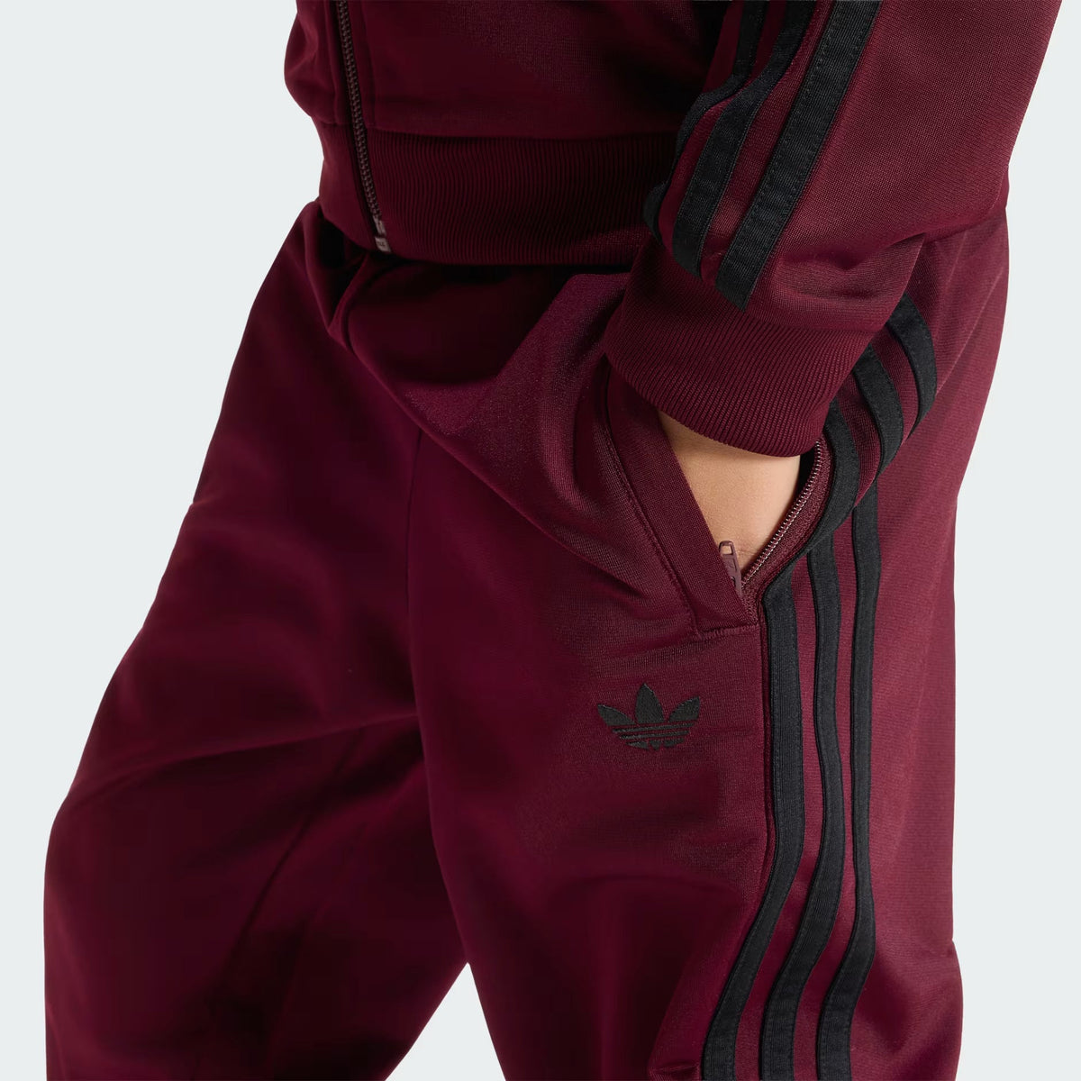 Adidas SST Tracksuit Burgundy Classic
