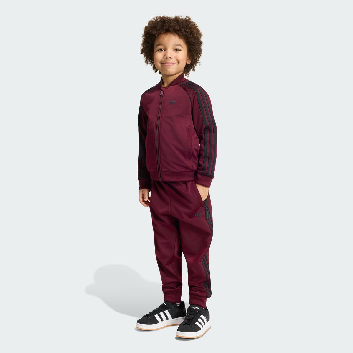 Adidas SST Tracksuit Burgundy Classic