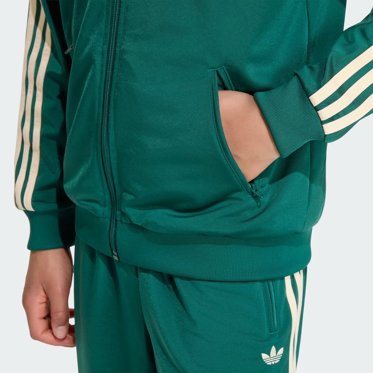 Adidas Firebird Loose Track Top from adidas Green