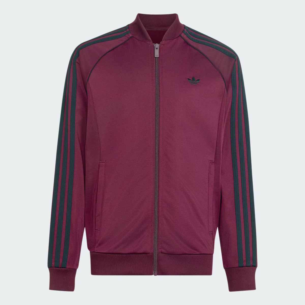 Adidas SST Tracksuit Burgundy Top