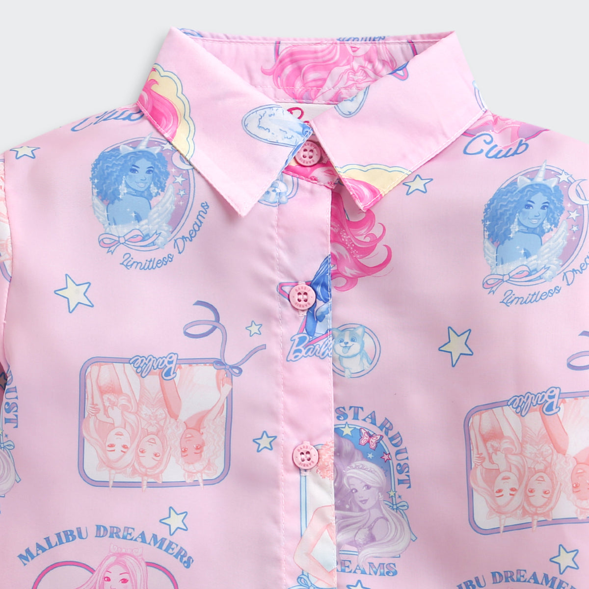 Barbie Pink Print Shirt