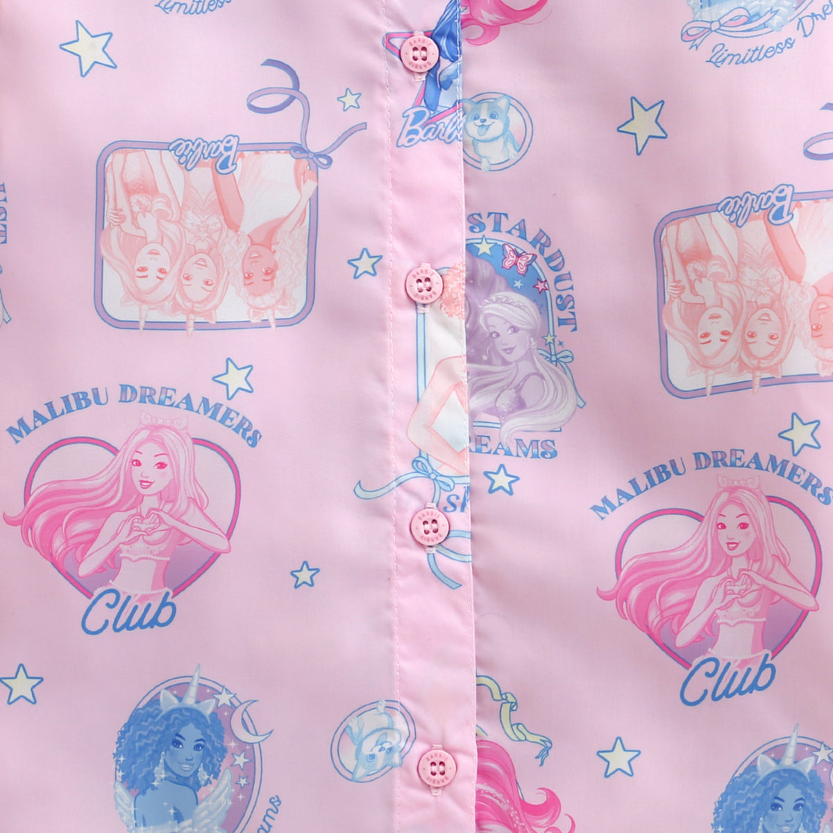 Barbie Pink Print Shirt