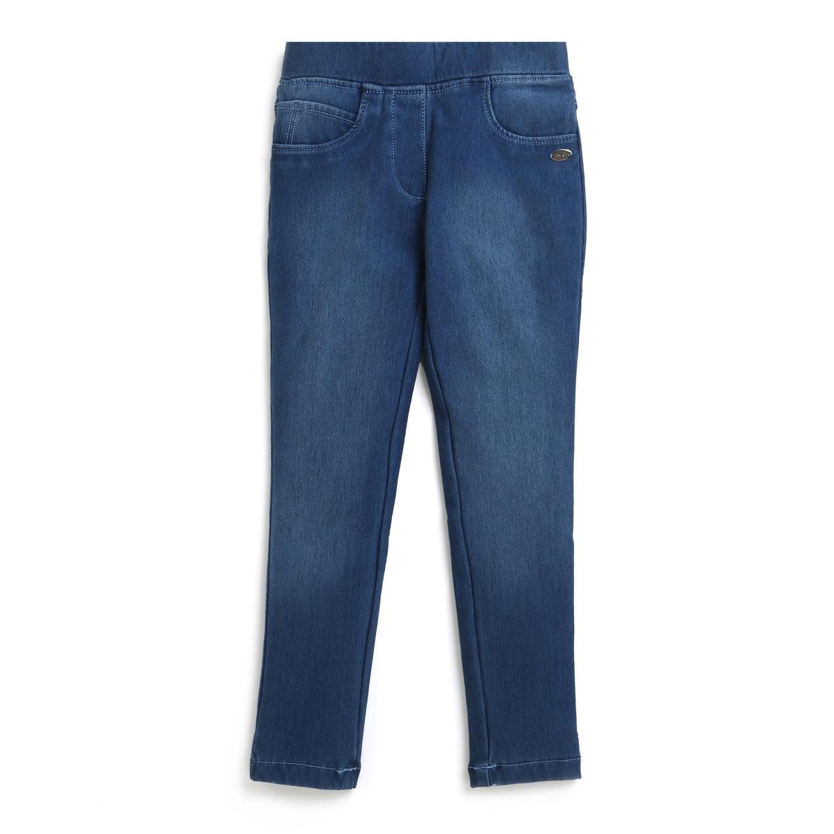 Girls Everyday Comfort Mid Blue Jeans