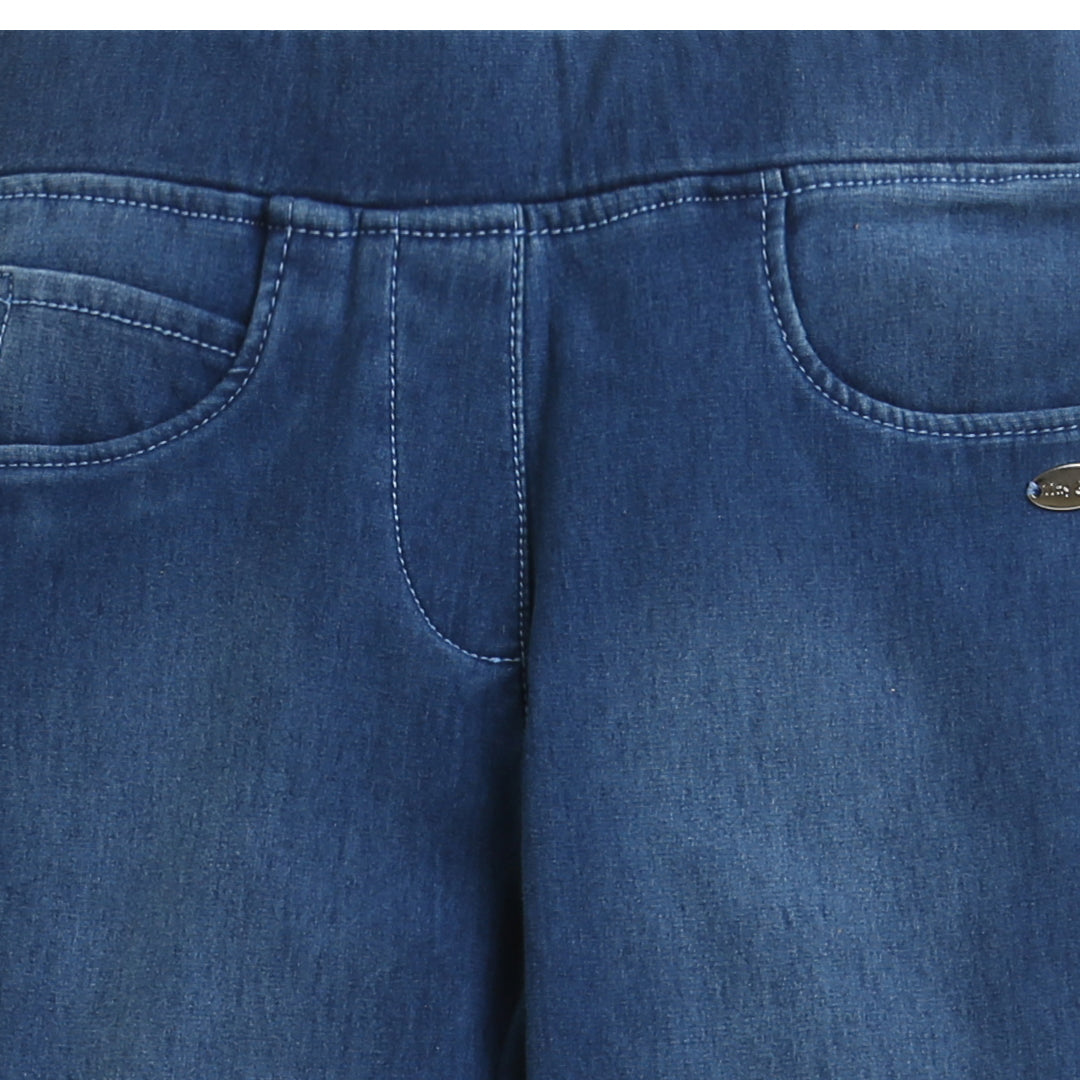 Girls Everyday Comfort Mid Blue Jeans