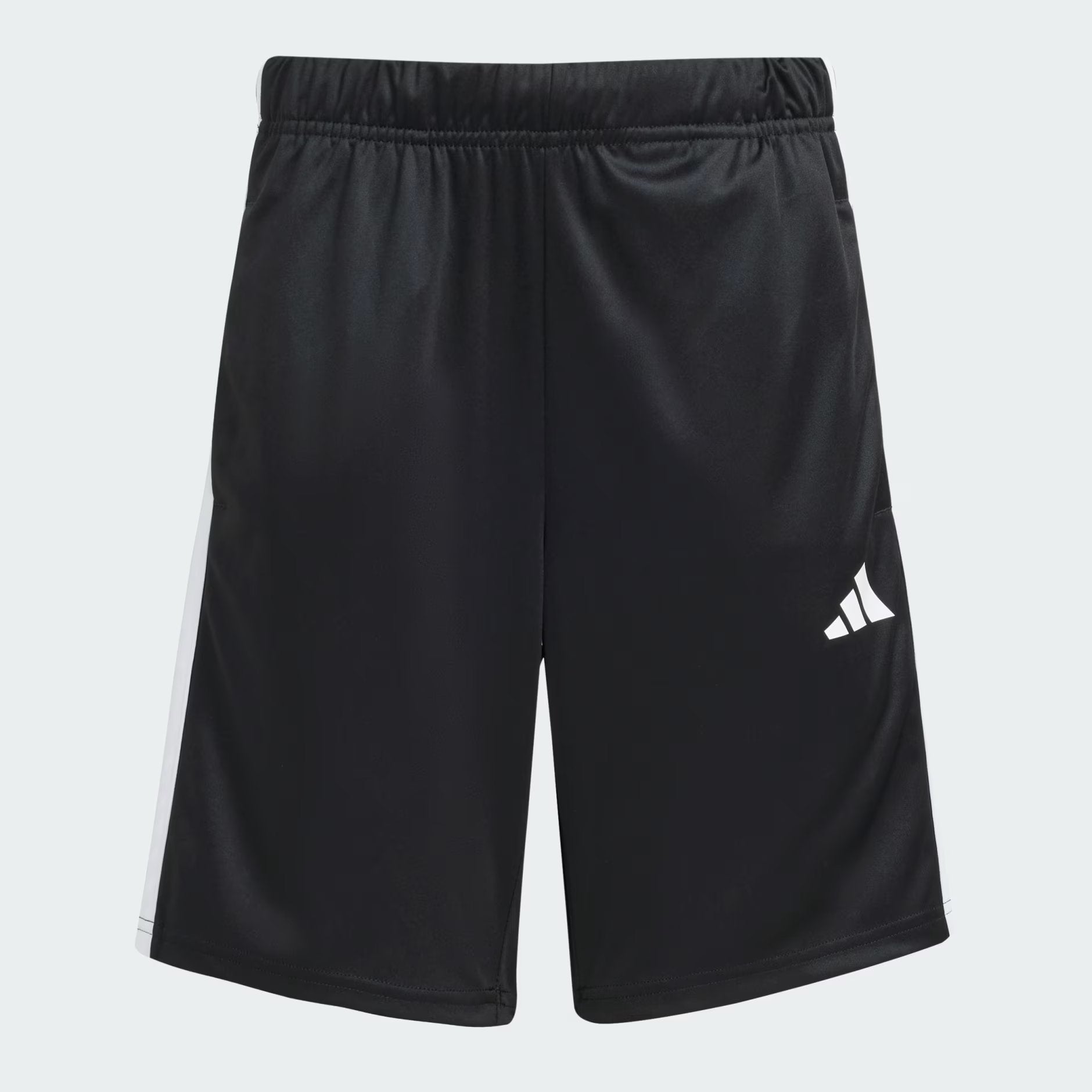 Boys Black Striped Sports Set Relaxed Fit