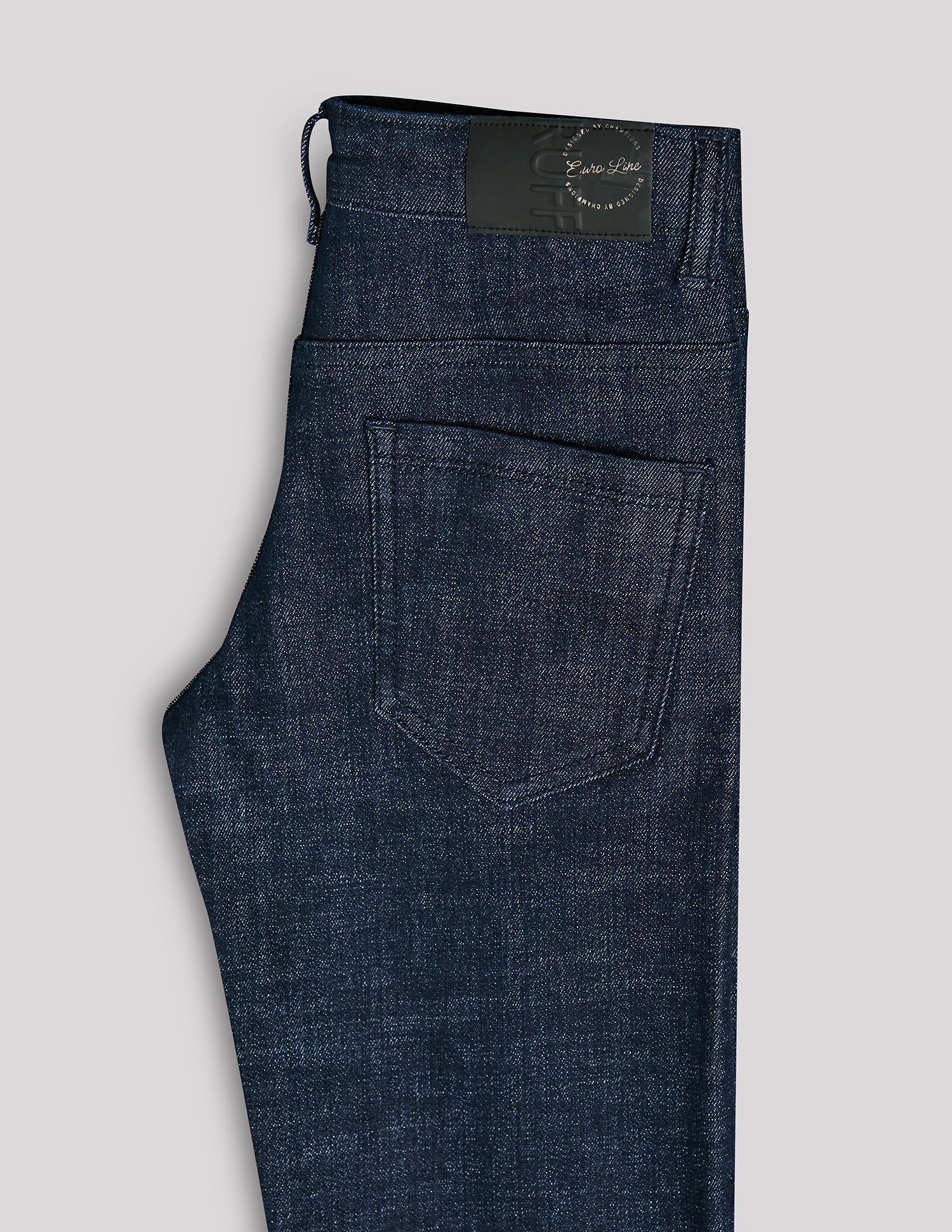 Boys Raw Cotton Stretch Straight Fit Jeans