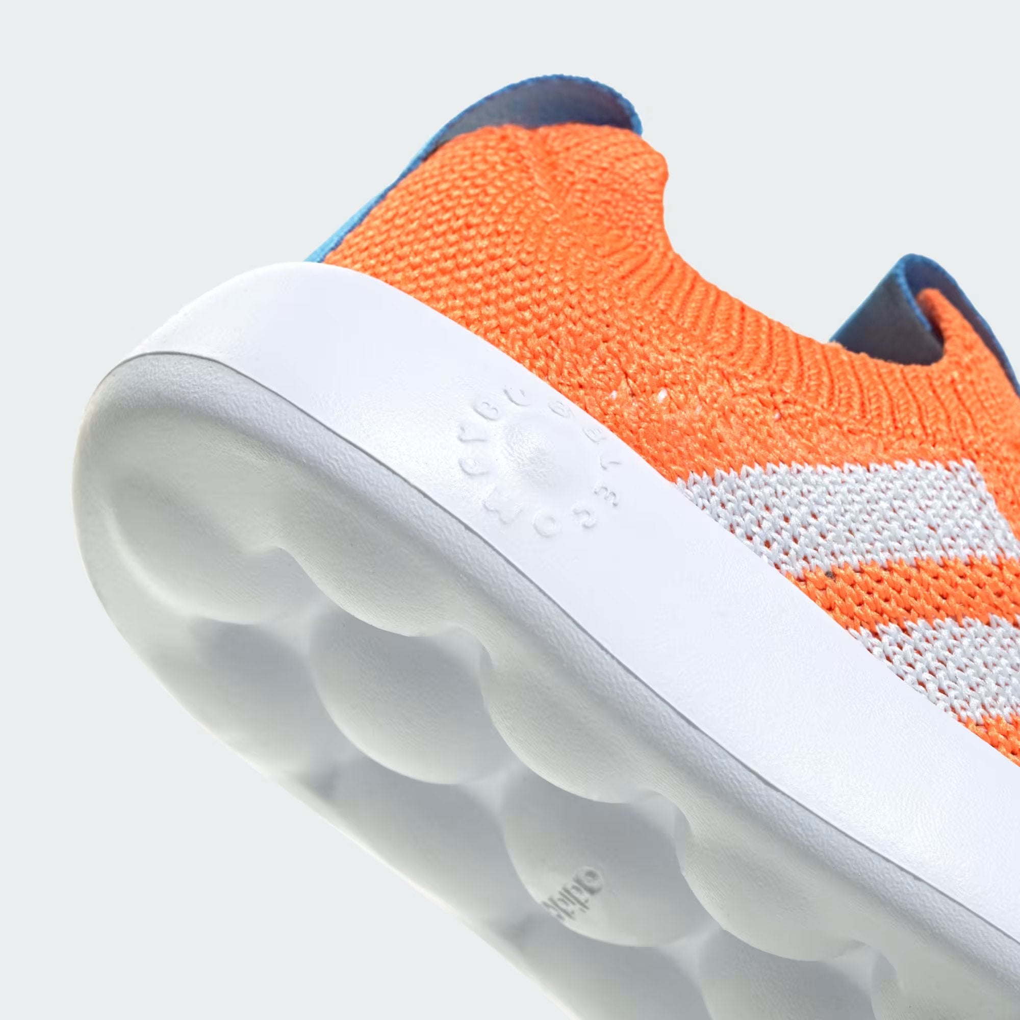 Infants Orange Printed Sports Sneakers Canvas Bubblecomfy EVA