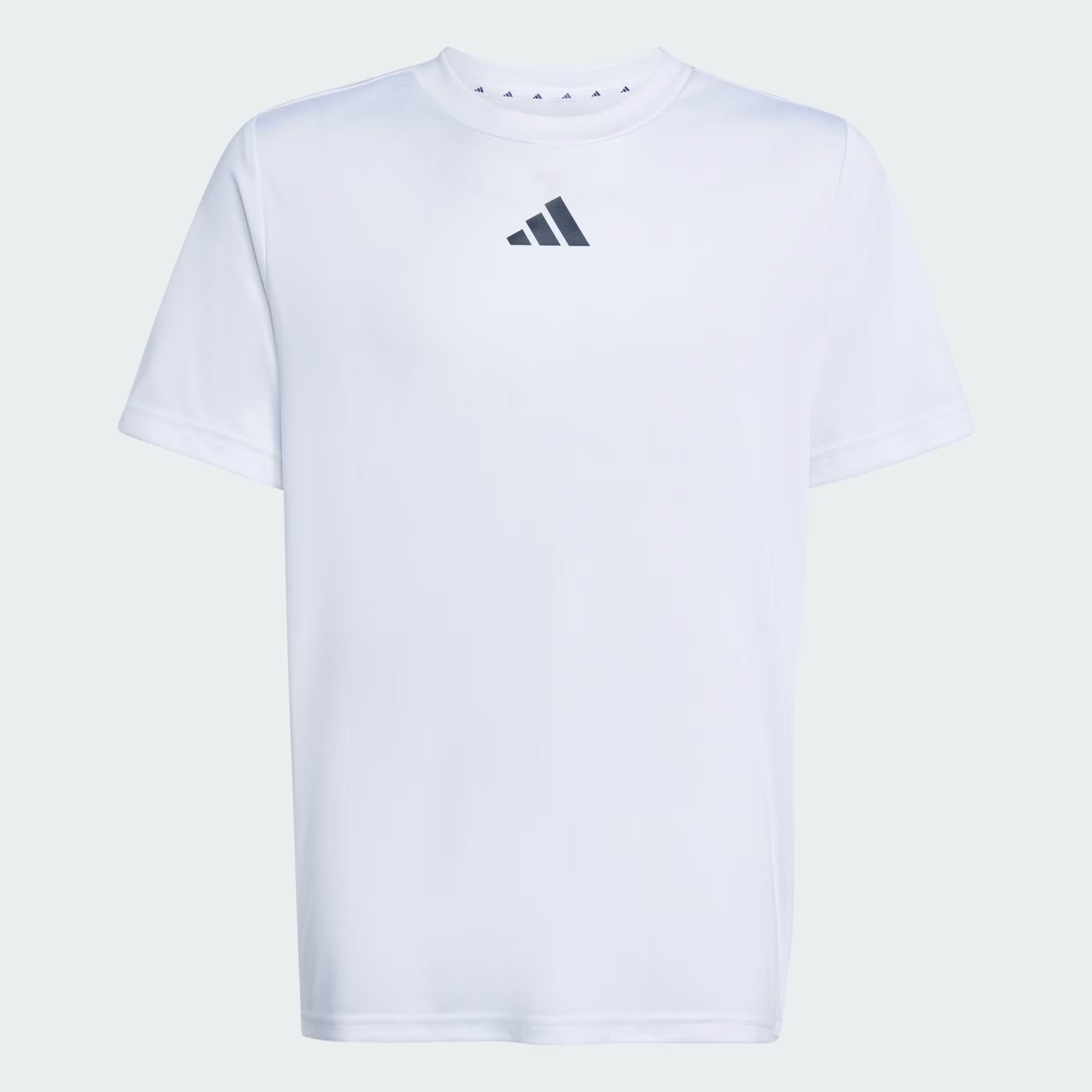 Boys White Striped Sports Set Relaxed Fit