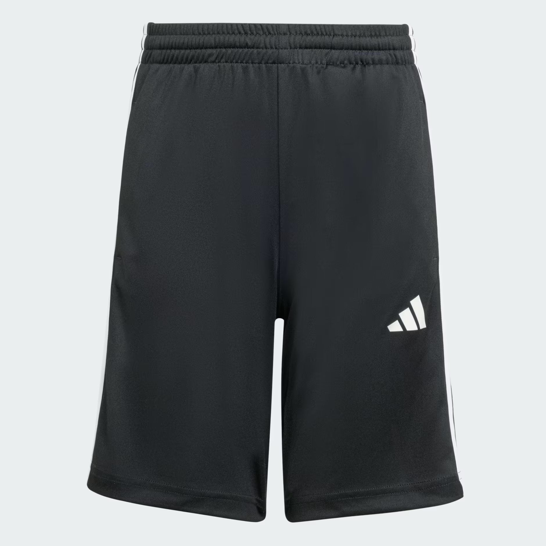 Boys White Striped Sports Set Relaxed Fit