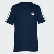 Adidas in this versatile cotton t-shirt Blue