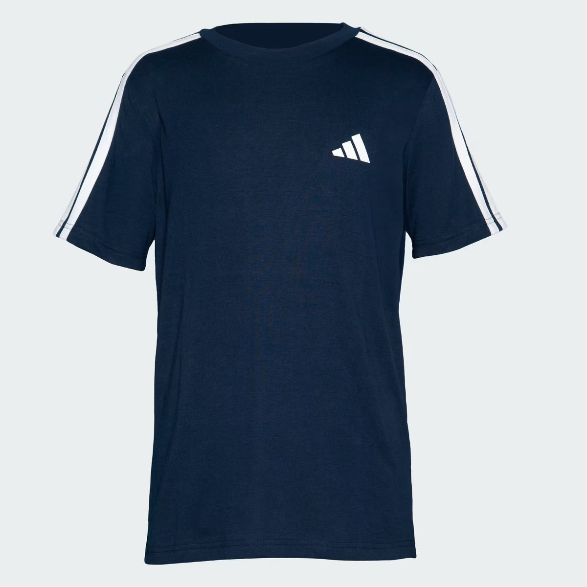 Adidas in this versatile cotton t-shirt Blue
