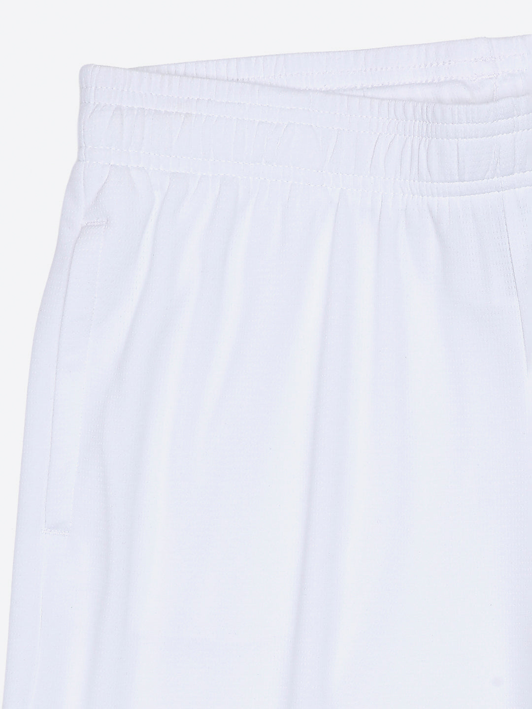 Adidas shorts feature a sharp White