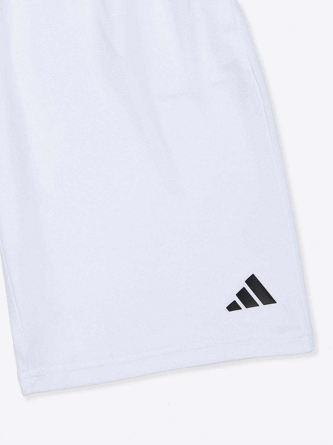 Adidas shorts feature a sharp White