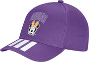 Kids Purple Printed Cotton Minnie Mouse Sports Cap