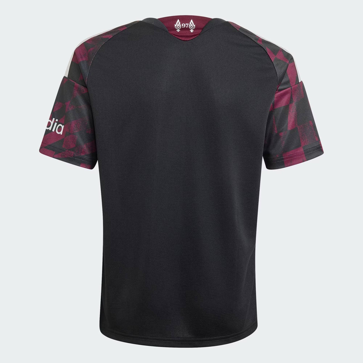 Adidas Recycled Polyester Printed Jersey Black Elite